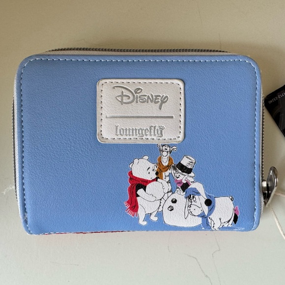 Loungefly Disney Winnie the Pooh Snowman Zip Around Wallet - Picture 2 of 5
